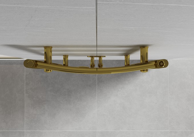 ZLATÝ radiátor do koupelny