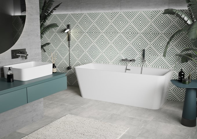 Volně stojící přísadná vana 170x80 cm