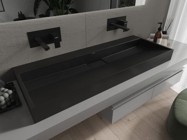 Dvě podomítkové umyvadlové baterie