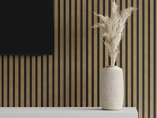 Lamela na stěnu ořech