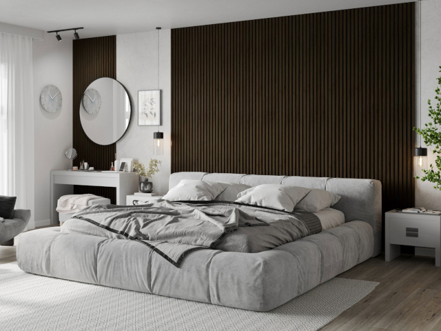 Lamely wenge v ložnici