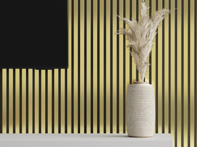 Zlaté lamely v místnosti