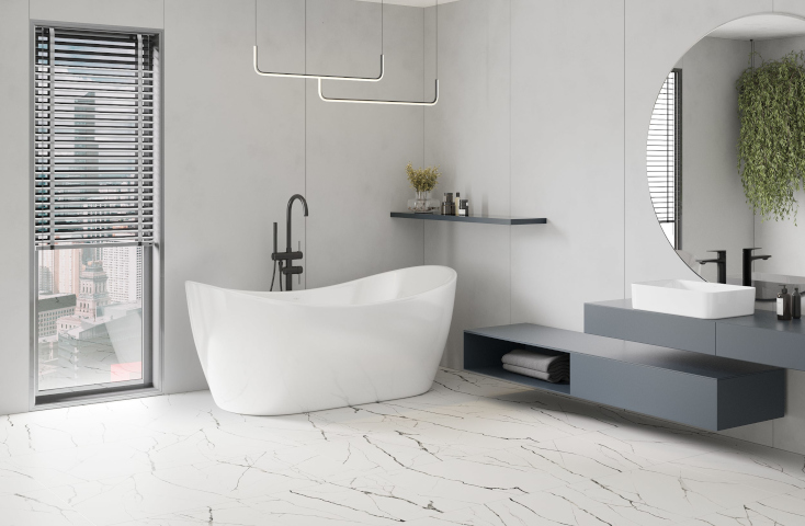 Glazovaný gres Mexen v koupelnové aranžmá