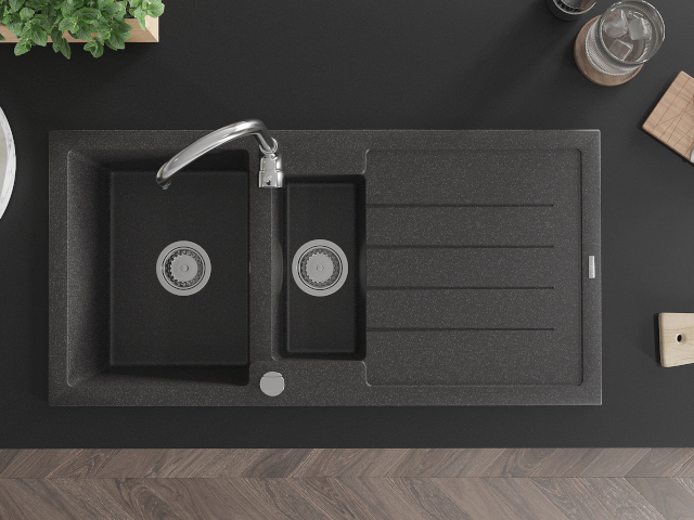 Dřez 100 cm Mexen v kuchyni