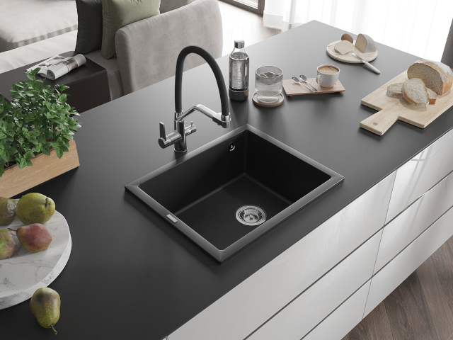 Nerezový jednokomorový dřez Mexen