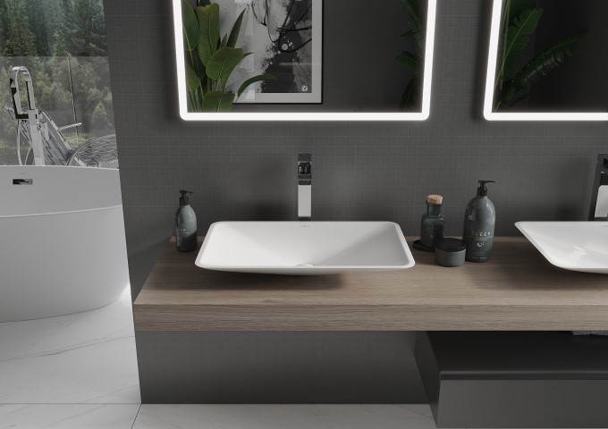 umyvadla z konglomerátu