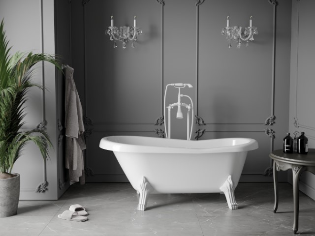 Volně stojící vany bez přelivu