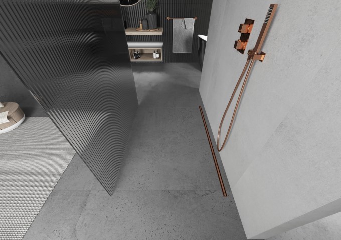 Sprchové baterie růžové zlato