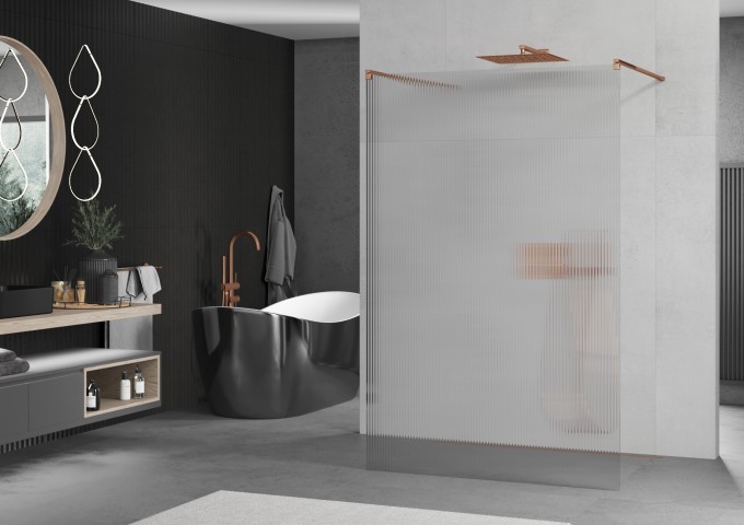 Sprchové sloupy růžové zlato