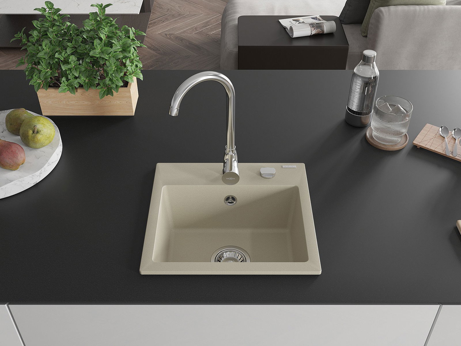 Jednokomorový dřez Mexen