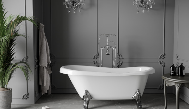 Koupelna ve stylu retro