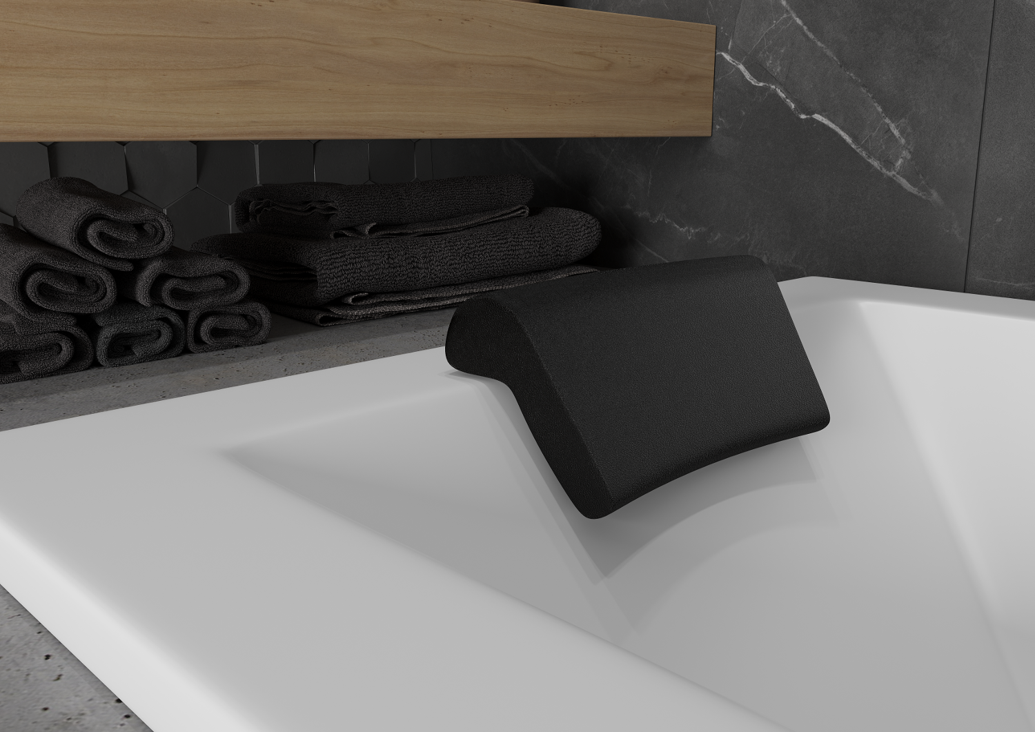 Podhlavník do vany - domácí spa