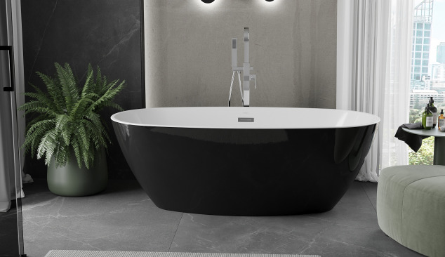 Koupelna v boho stylu