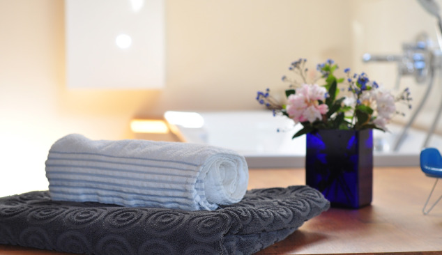 Klimatické uspořádání koupelny ve dřevě