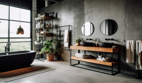 Moderní koupelna ve stylu loft - jak ji zařídit?