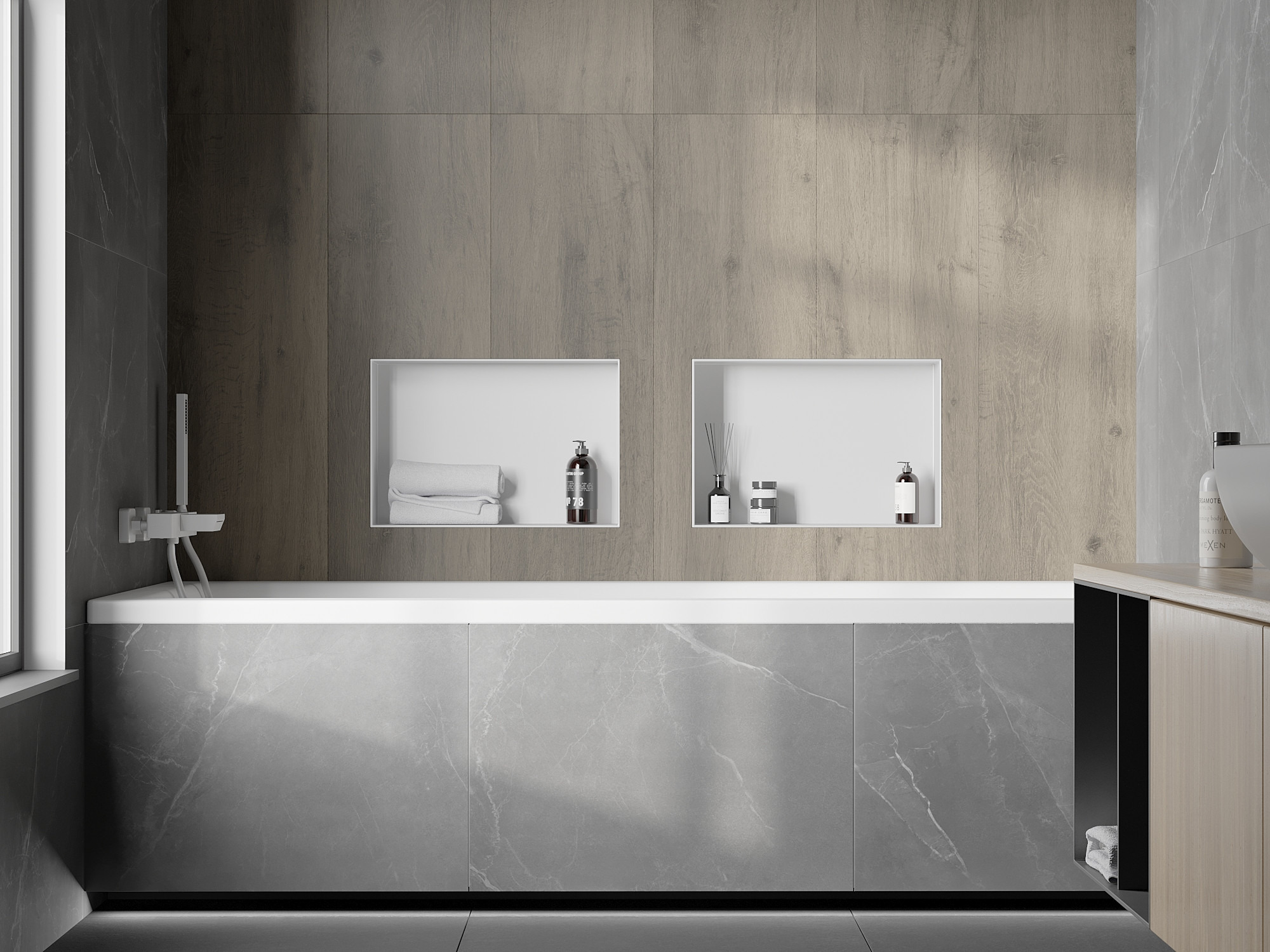 Vana obložená dlaždicemi