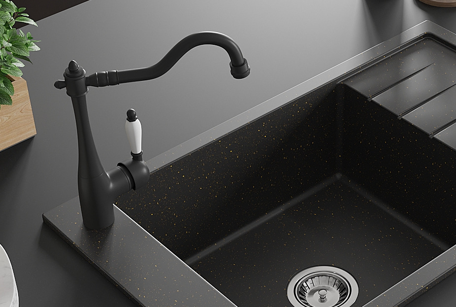 Kuchyňská baterie ve stylu retro